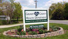 Grundy County Health Department Sign