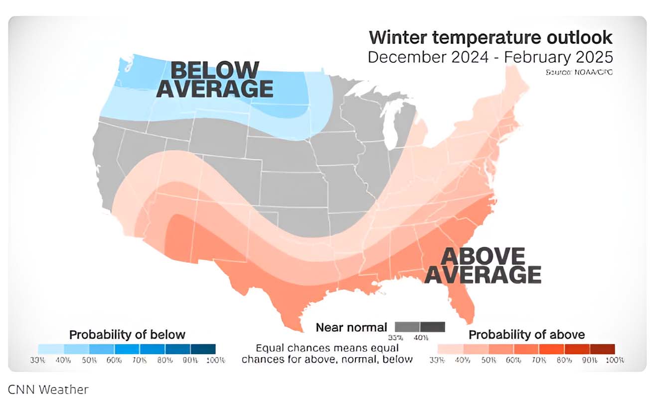 La Niña forecast to shape the upcoming winter season for the U.S.