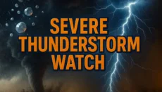 Severe Thunderstorm Watch Graphic by AI