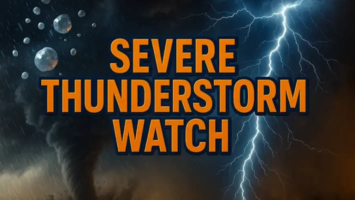 Severe Thunderstorm Watch Graphic by AI