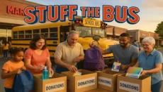 Stuff The Bus graphic by AI