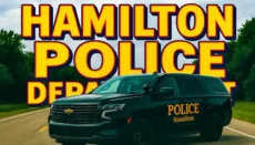 Hamilton Police Department graphic by AI