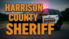 Harrison County Sheriff graphic by AI