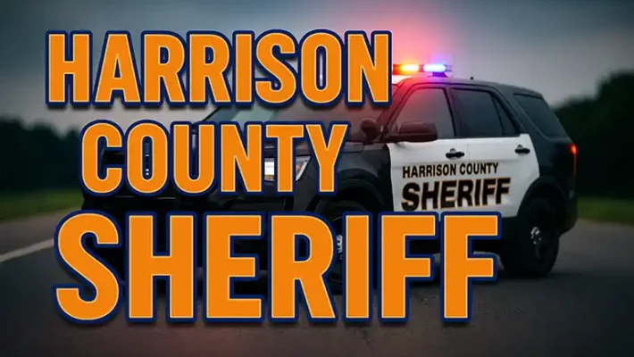 Harrison County Sheriff graphic by AI