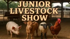 Junior Livestock Show graphic by AI