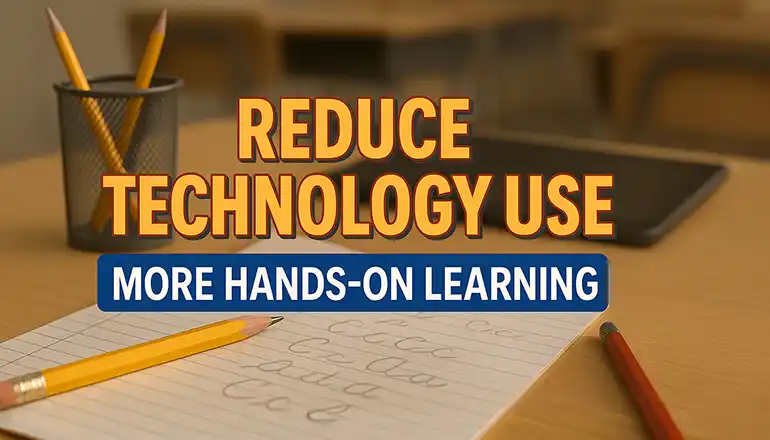 Missouri bill would cut tech use, boost literacy with hands-on learning