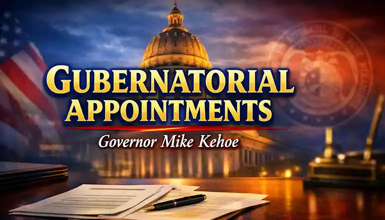 Governor names five to Missouri boards and commissions