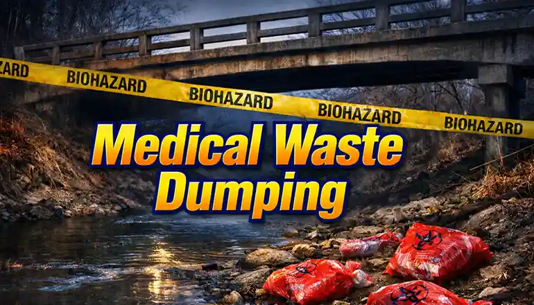 Chariton County case alleges medical waste dumped from bridge