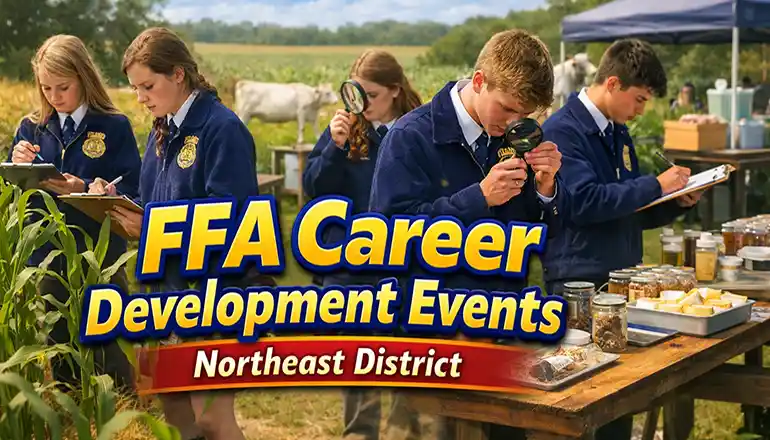 Area FFA teams qualify for state in Northeast district events
