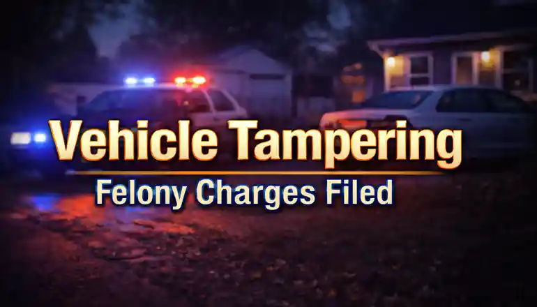 Nevada man faces charges in Brookfield vehicle tampering case