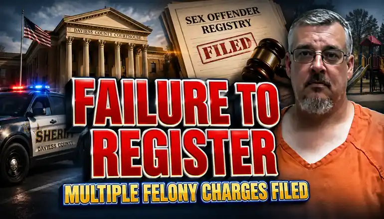 Daviess County man faces felony sex offender registry charges