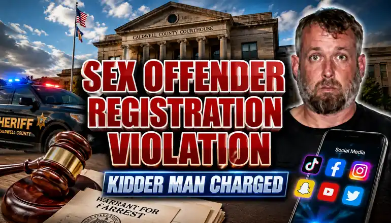 Kidder man charged with sex offender registration violation
