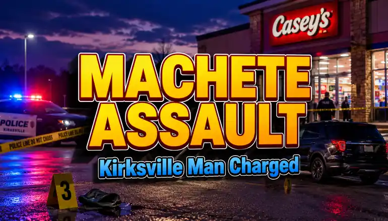 Kirksville man charged after alleged machete attack at Casey's