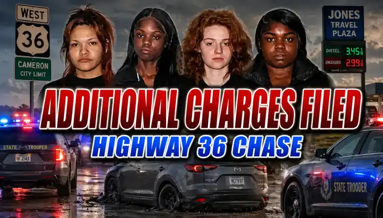 Four women face new charges after pursuit through Caldwell County