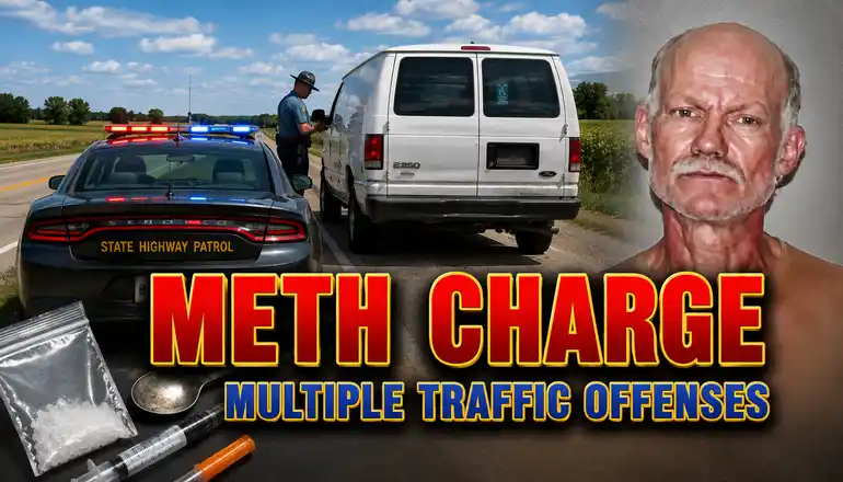 Des Moines man faces meth charge after Highway 36 traffic stop