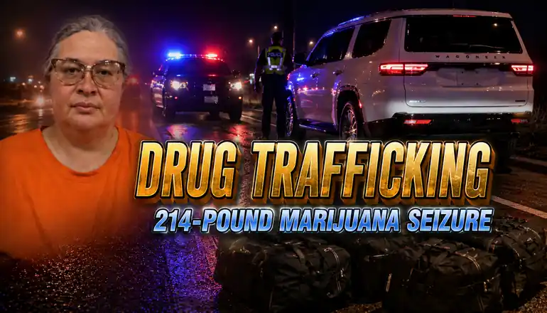 Texas woman charged after 214 pounds of marijuana found in Jeep