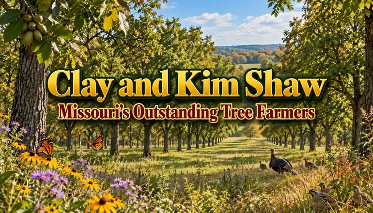 Missouri honors Clay and Kim Shaw for Bert Farms forestry efforts