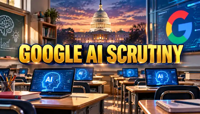 Student Inquiring Icon Google faces Senate questions on AI and student well-being
